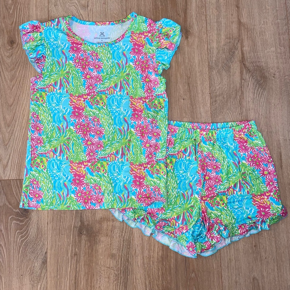 Floral bamboo pajamas